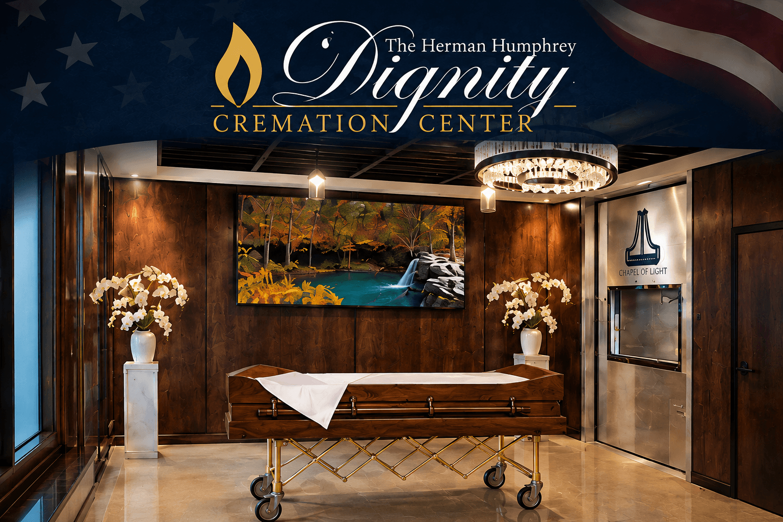The Herman Humphrey Dignity Cremation Center — celebrating America's 250th birthday
